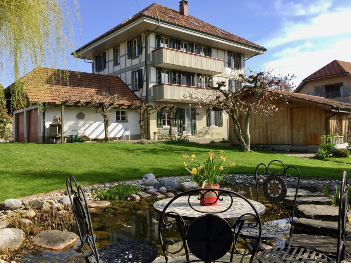 "Zur Alten Schmiede", 70M2 Studio Mit Kaminfeuer Und Sauna Fraubrunnen Exterior foto